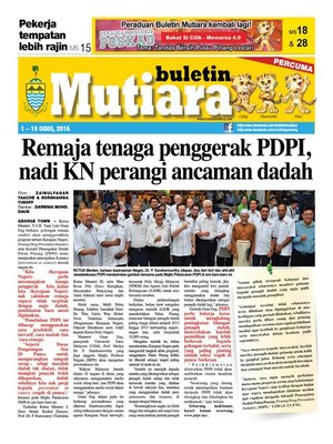 cover image of Buletin Mutiara 1-15 Aug 2016